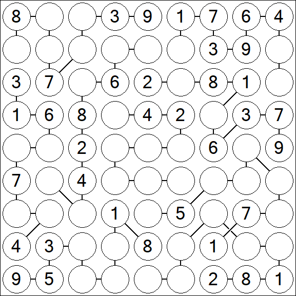 Chain Sudoku - Médio