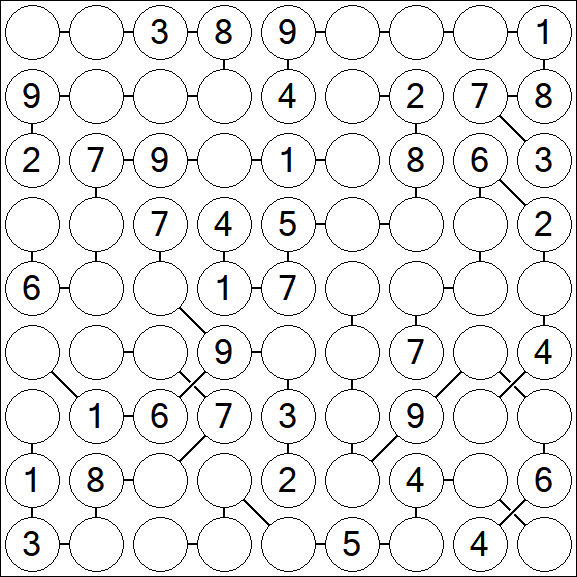 Chain Sudoku - Médio