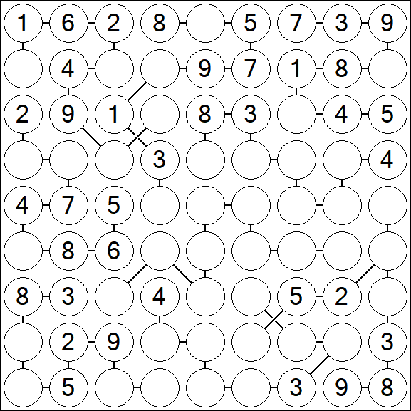Chain Sudoku - Médio