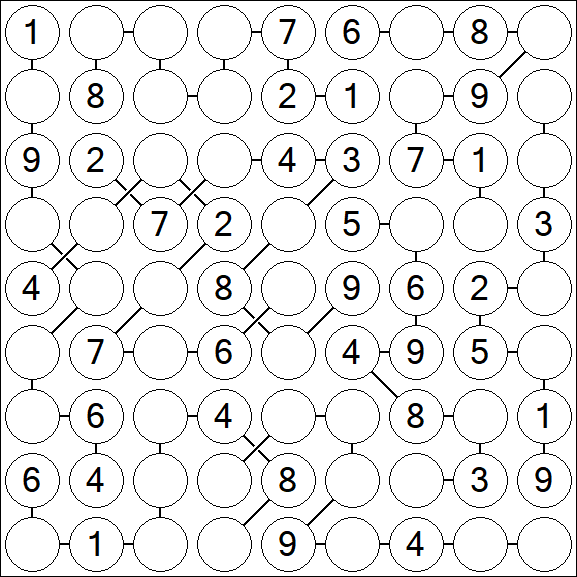 Chain Sudoku - Medium