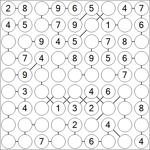 Chain Sudoku - Médio