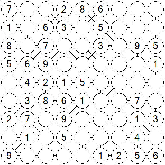 Chain Sudoku - Medium