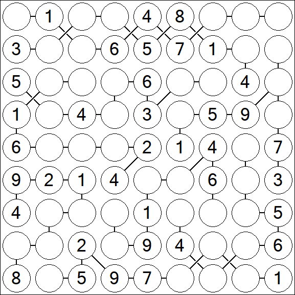 Chain Sudoku - Medium