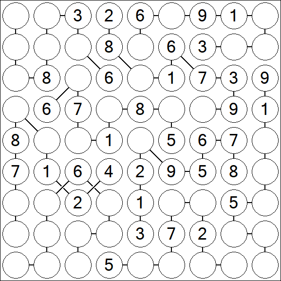 Chain Sudoku - Medium