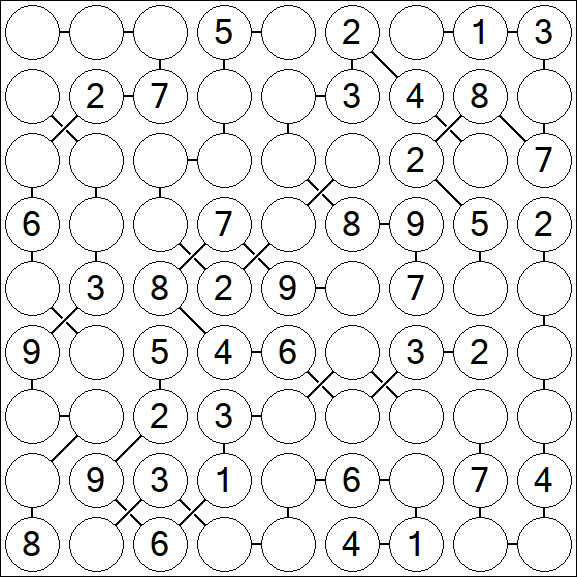 Chain Sudoku - Medium