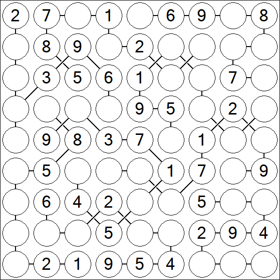 Chain Sudoku - Medio