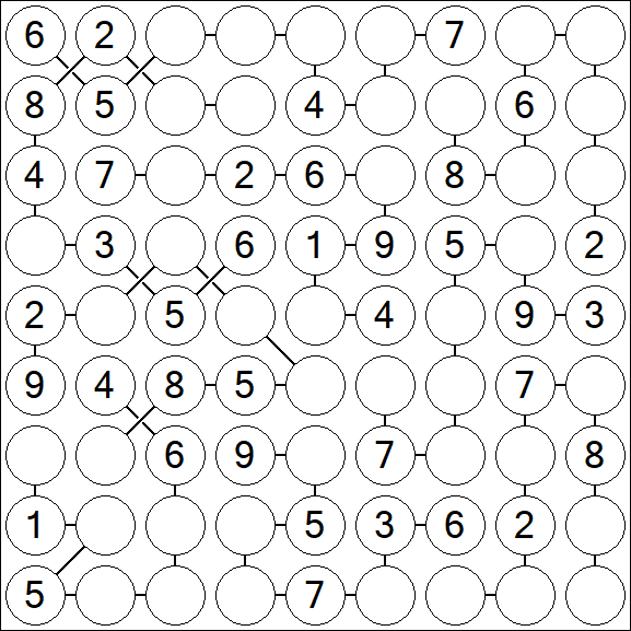 Chain Sudoku - Medio