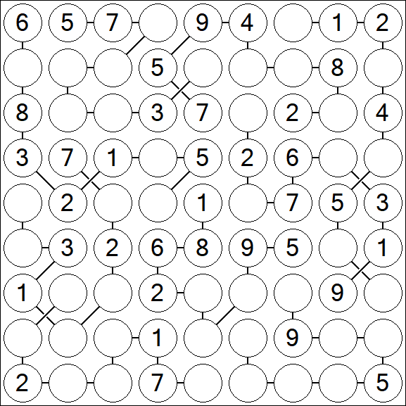 Chain Sudoku - Medio