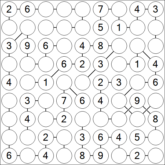 Chain Sudoku - Medio
