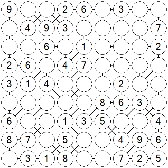 Chain Sudoku - Medio