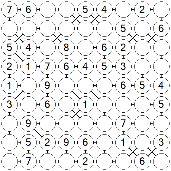 Chain Sudoku - Medium