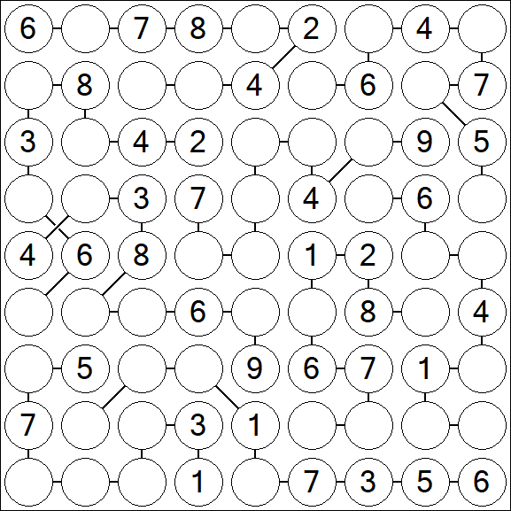Chain Sudoku - Medium
