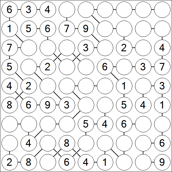 Chain Sudoku - Medium