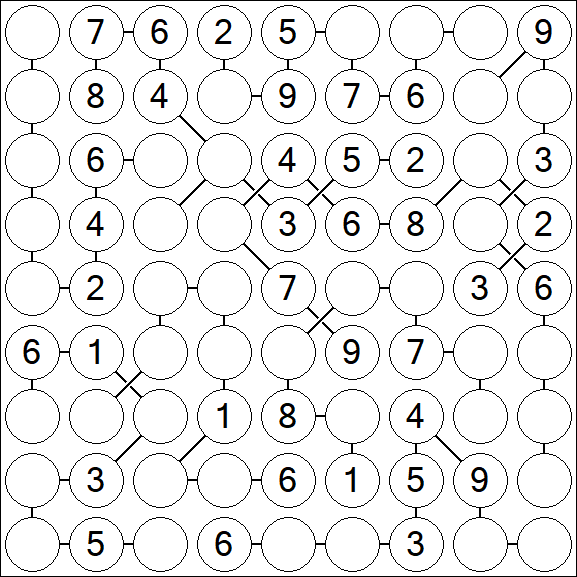 Chain Sudoku - Medium