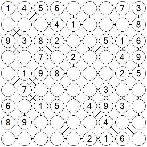 Chain Sudoku - Medium