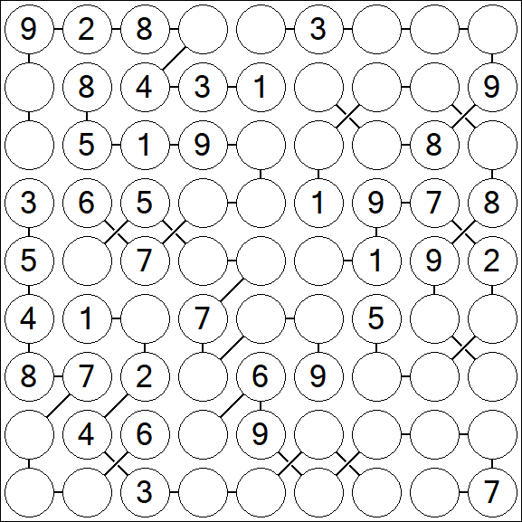 Chain Sudoku - Medium
