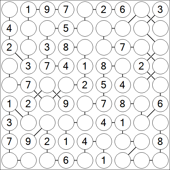 Chain Sudoku - Medio