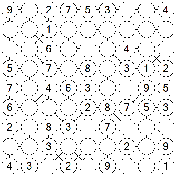 Chain Sudoku - Medio