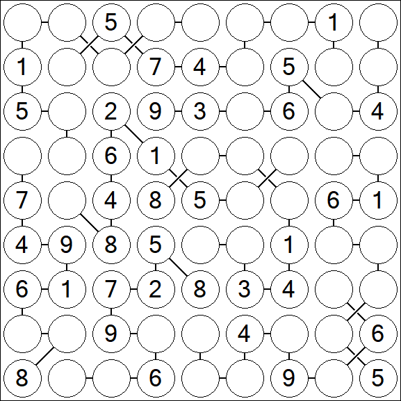 Chain Sudoku - Medio