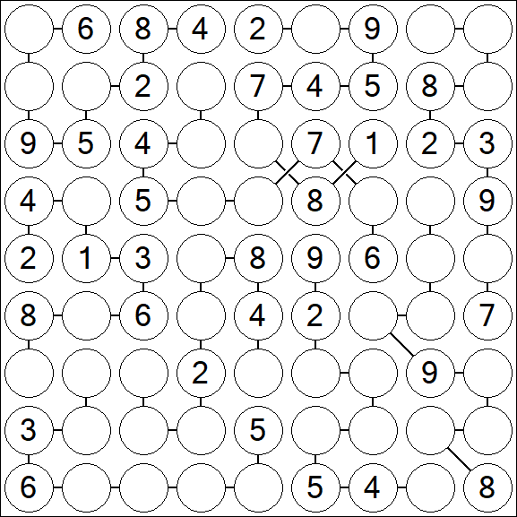 Chain Sudoku - Medium