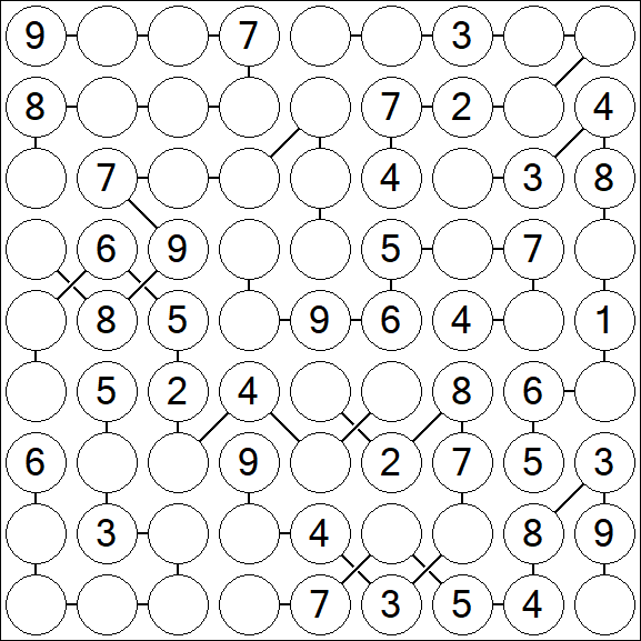 Chain Sudoku - Medium