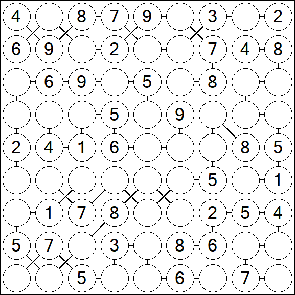 Chain Sudoku - Medio