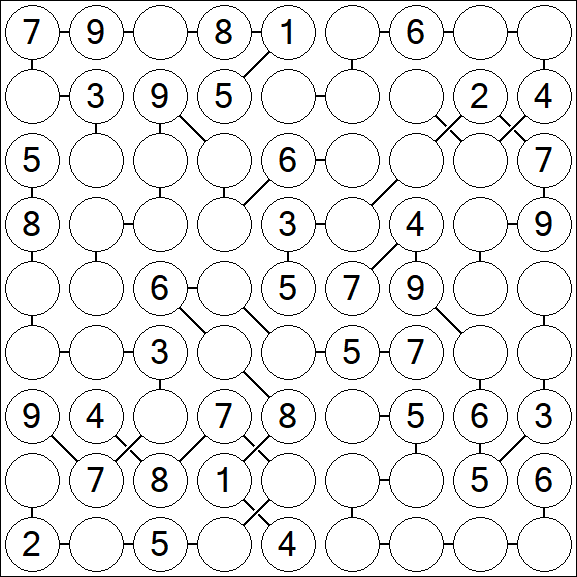 Chain Sudoku - Medio