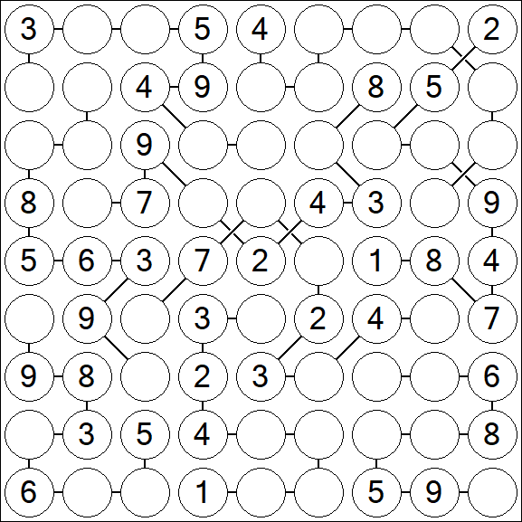 Chain Sudoku - Medium