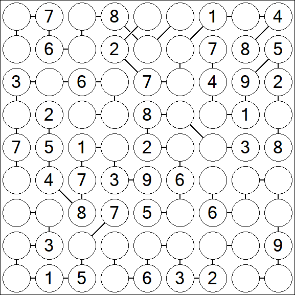 Chain Sudoku - Medium
