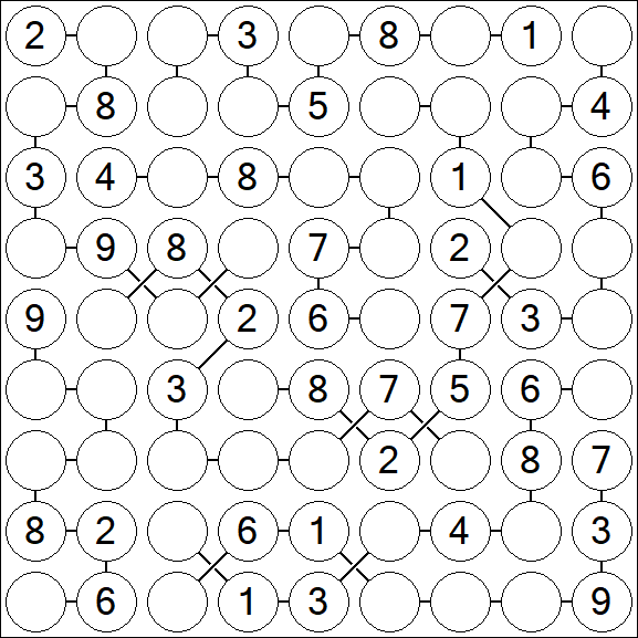 Chain Sudoku - Medium