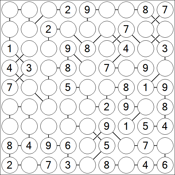Chain Sudoku - Medium