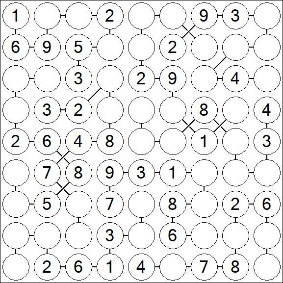 Chain Sudoku - Medium