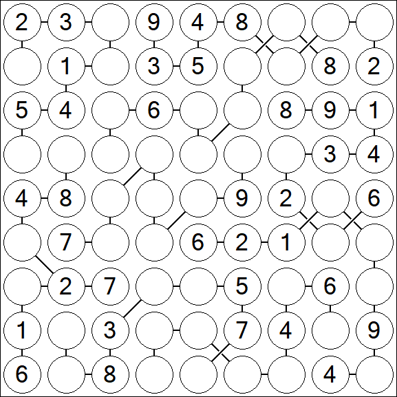 Chain Sudoku - Medium