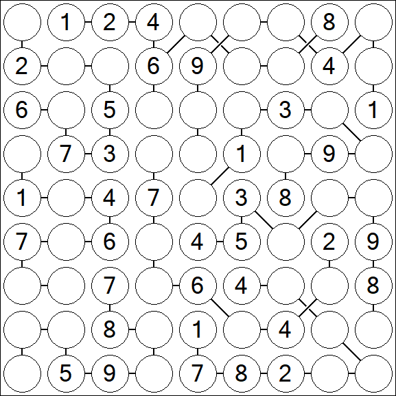 Chain Sudoku - Moyen