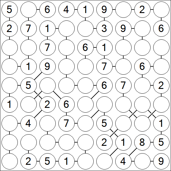 Chain Sudoku - Moyen