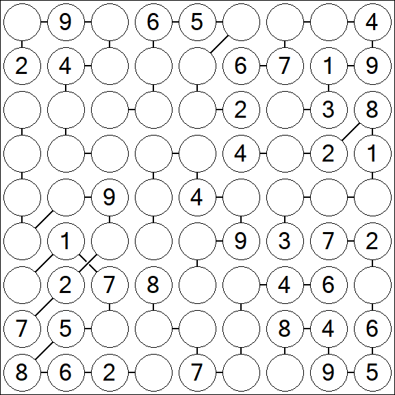 Chain Sudoku - Medium