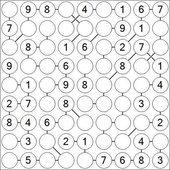 Chain Sudoku - Medium