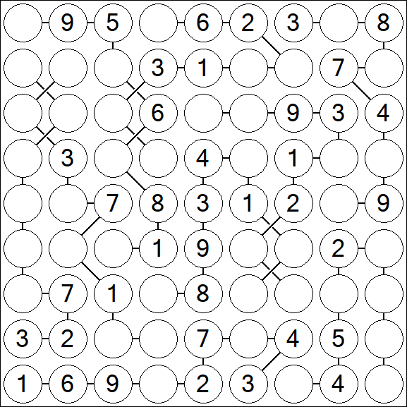 Chain Sudoku - Medium