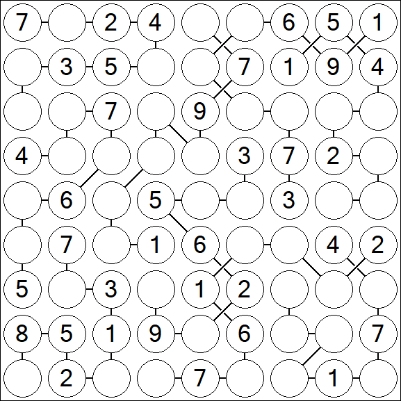 Chain Sudoku - Medium
