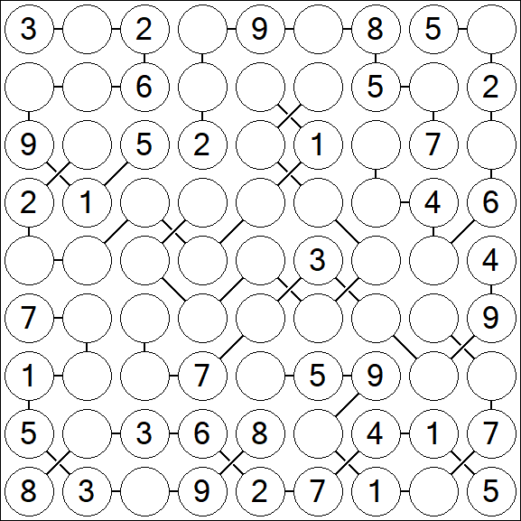 Chain Sudoku - Medium