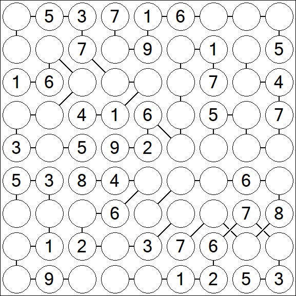 Chain Sudoku - Medio