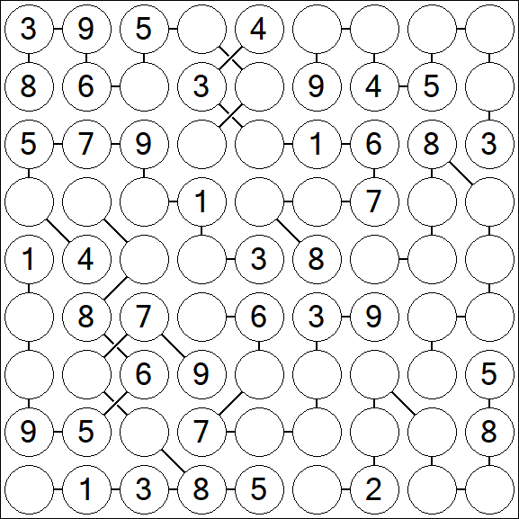 Chain Sudoku - Medium