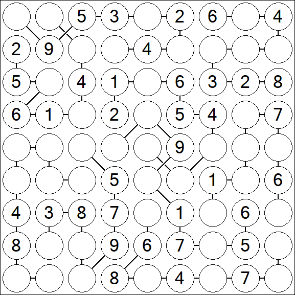 Chain Sudoku - Medium