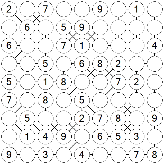 Chain Sudoku - Medium