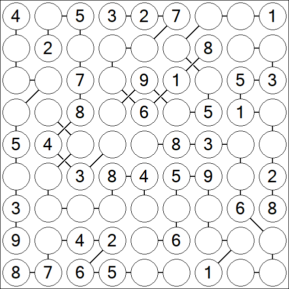 Chain Sudoku - Medium