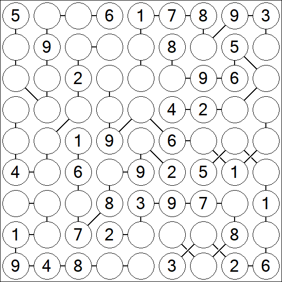 Chain Sudoku - Medium