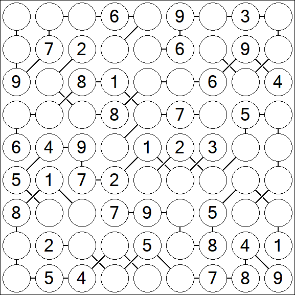 Chain Sudoku - Medium