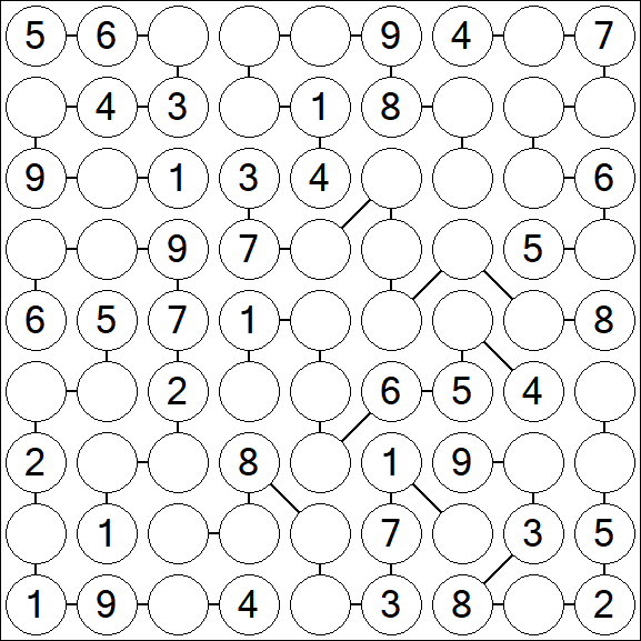 Chain Sudoku - Medio