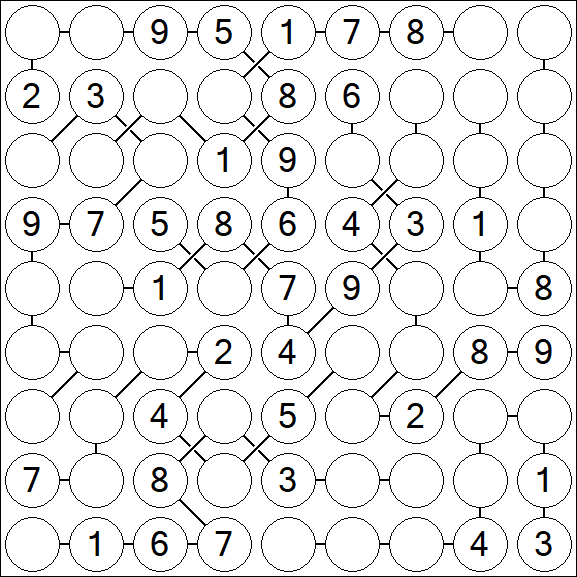 Chain Sudoku - Medio