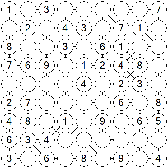 Chain Sudoku - Médio